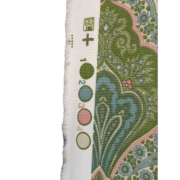 P Kaufman Fabric Drapery Fabric Paisley Drapery Abstract Green 10 Ft 3.3yds - Picture 6 of 6